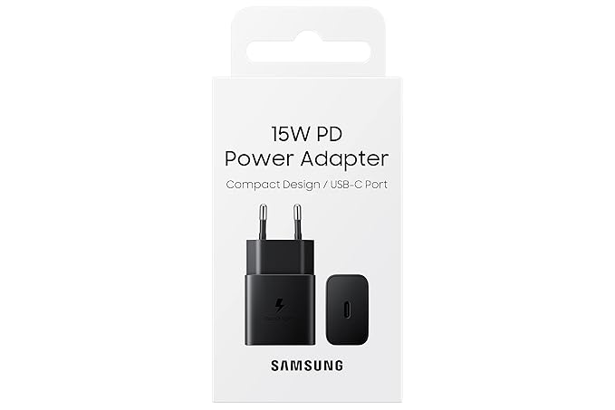 Samsung Original Travel Adapter (15W, Black)