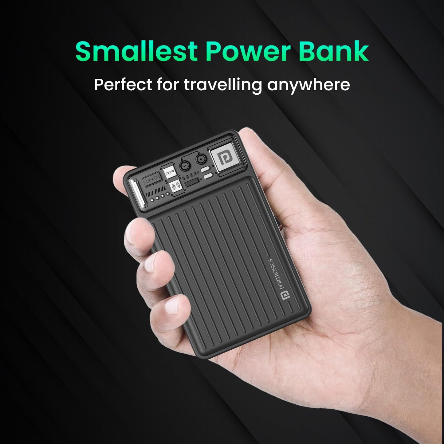 Portronics Luxcell Wireless Mini 10k