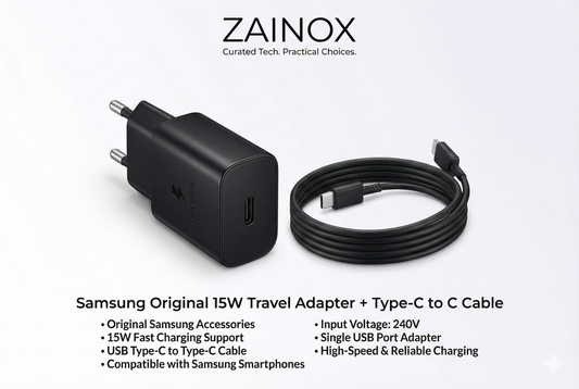 Samsung Original 15W Travel Adapter + Type-C to C Cable Combo