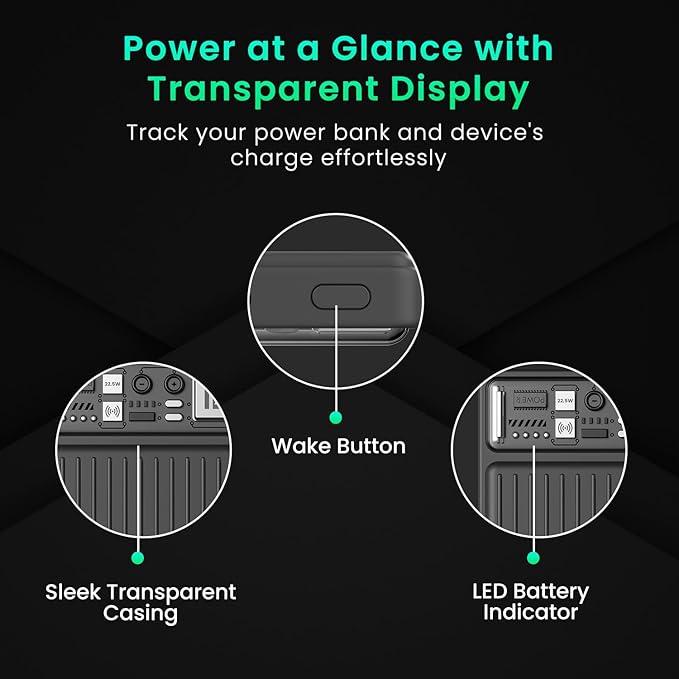 Portronics Luxcell Wireless Mini 10k
