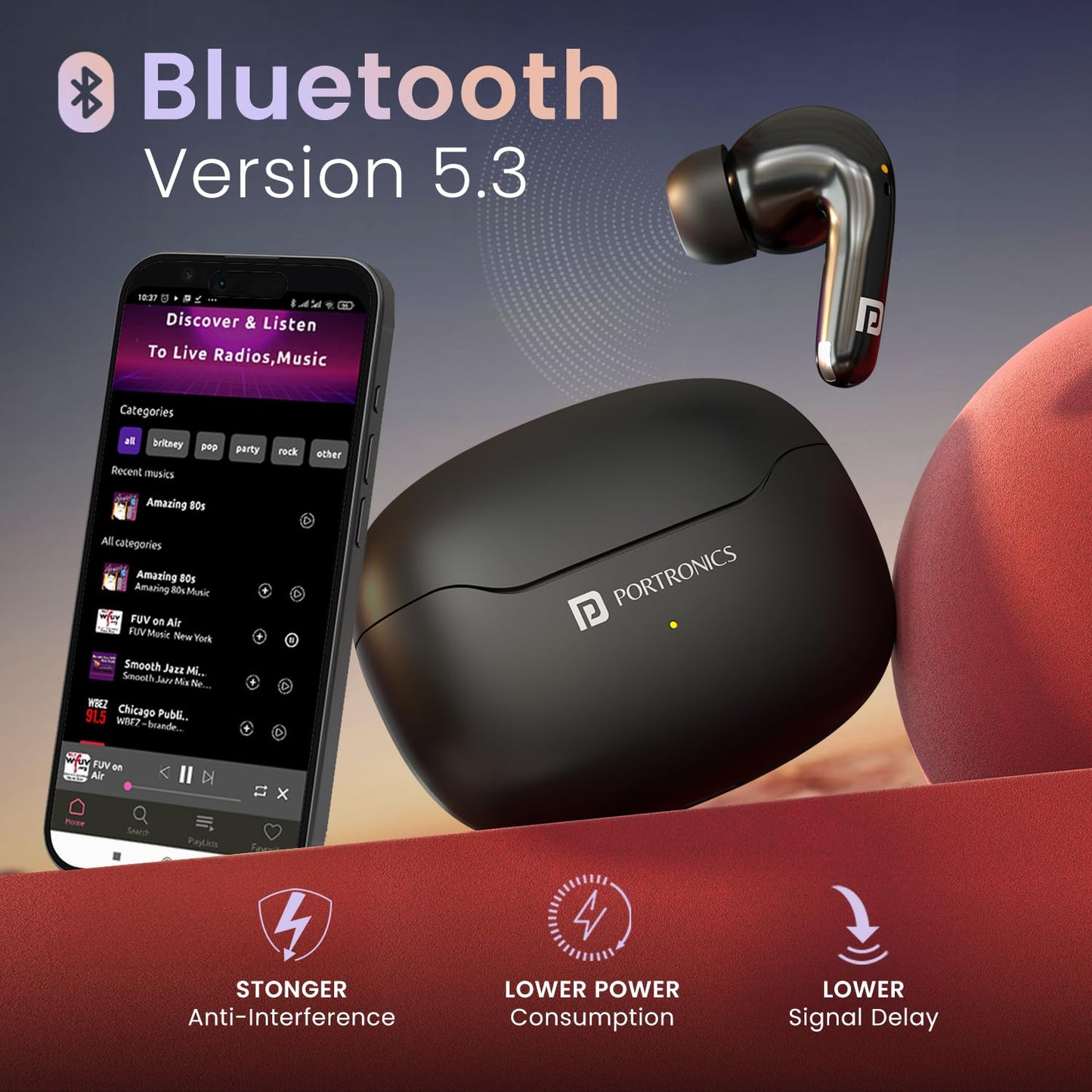 Portronics Harmonics Twins 33 ANC