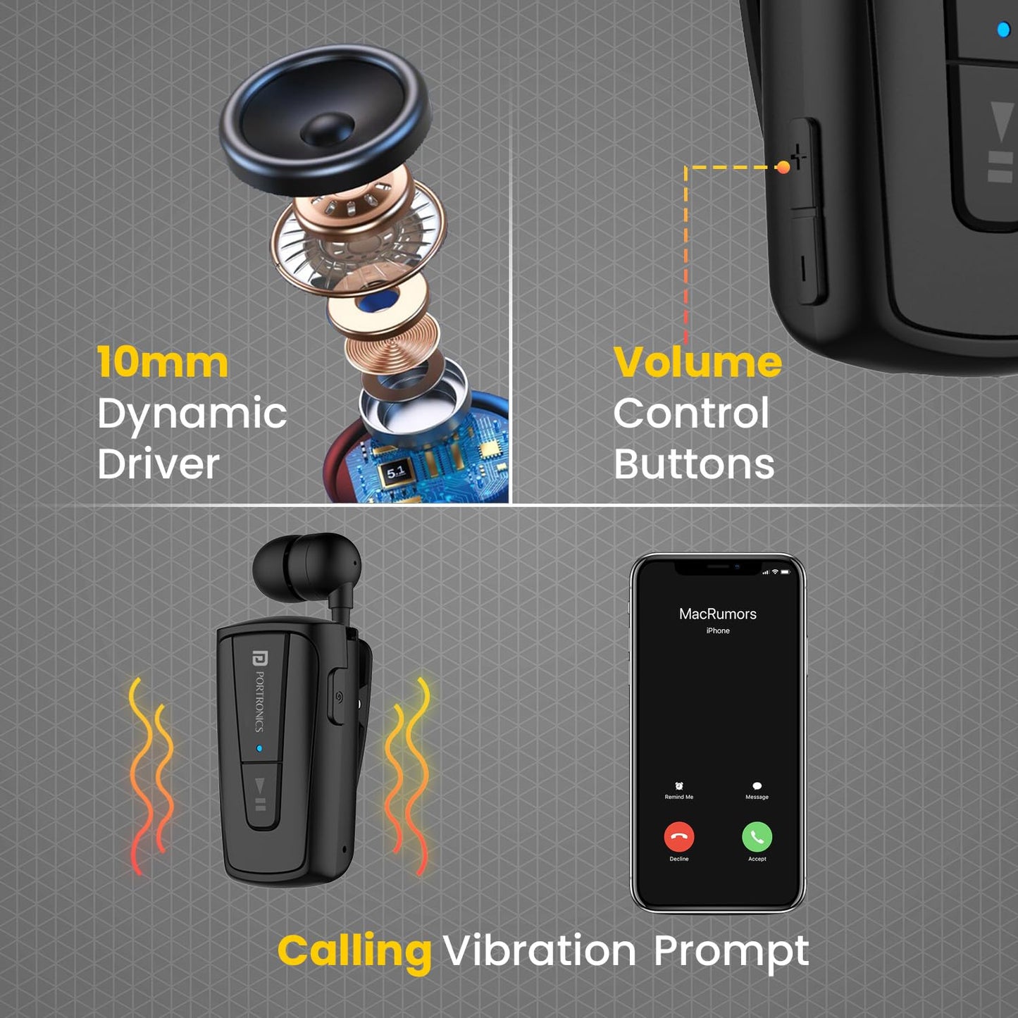 Portronics Harmonics Klip 4