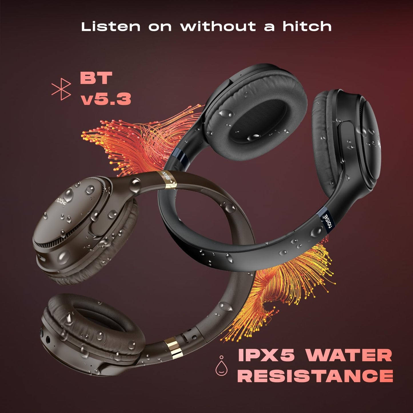 Three Wireless On-Ear Headphones