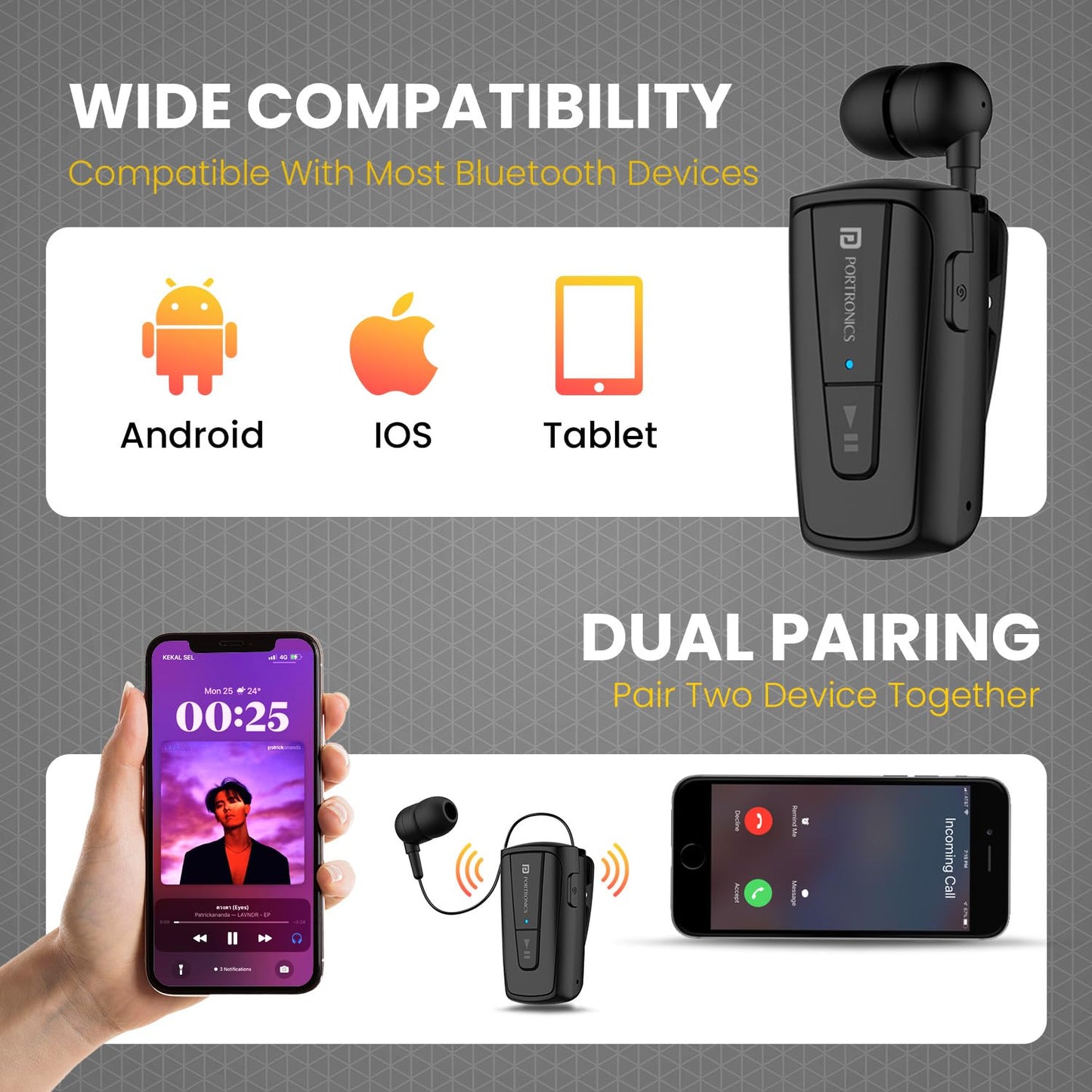 Portronics Harmonics Klip 4