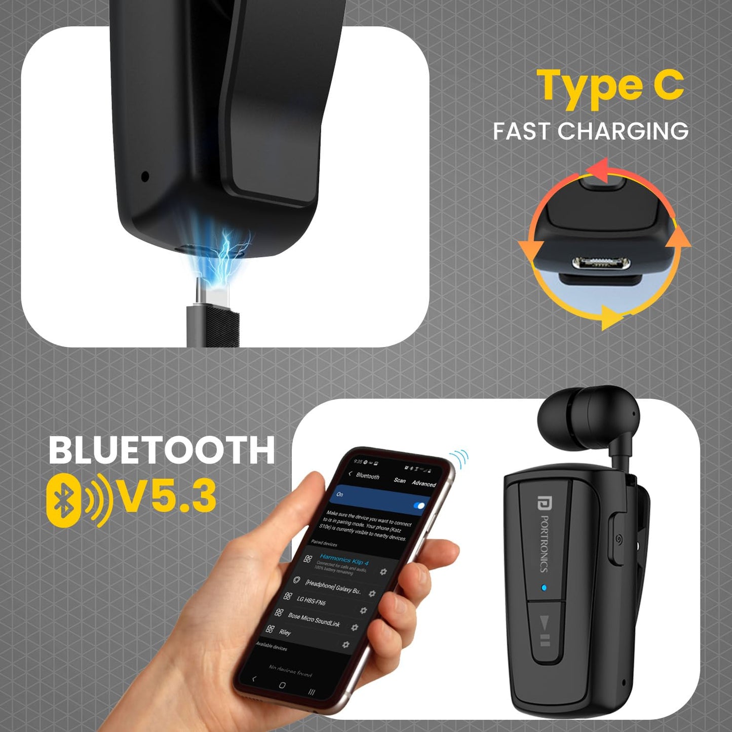 Portronics Harmonics Klip 4