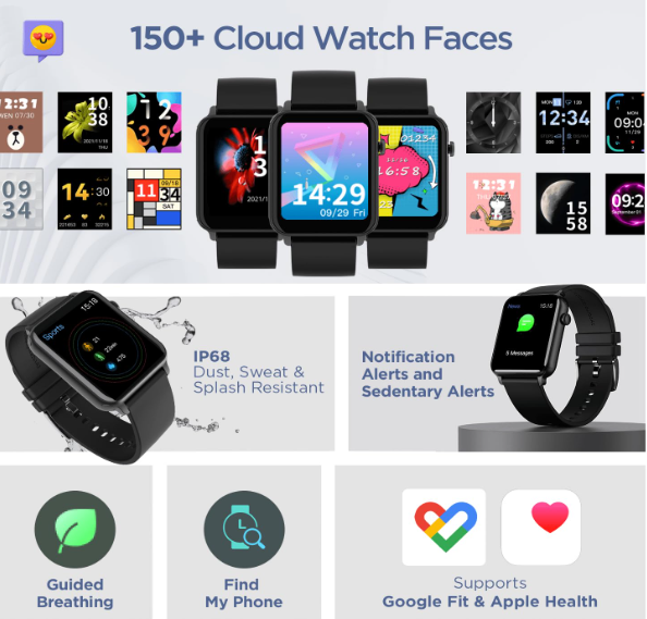 boAt Storm Call 1.69” HD Display