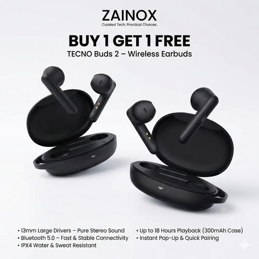 TECNO Buds Buy 1 Get 1 Free