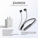 Zebronics Zeb Evolve Neckband +  Icconx 45W Fast Charger Combo