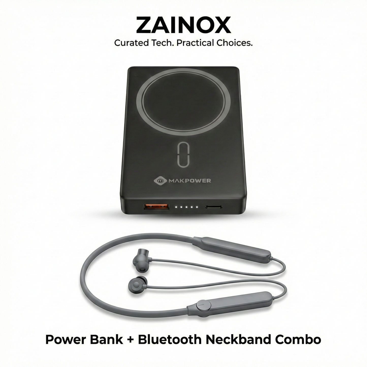 CMF Neckband Pro + Makpower 10000mAh Power Bank Combo