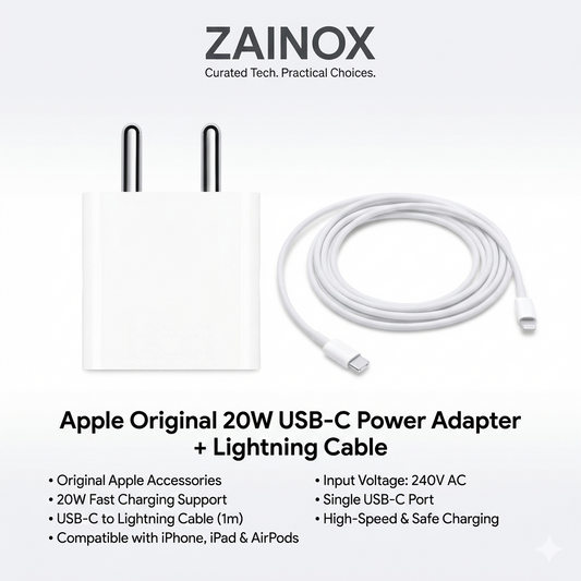 Apple 20W USB-C Power Adapter + Lightning Cable Combo