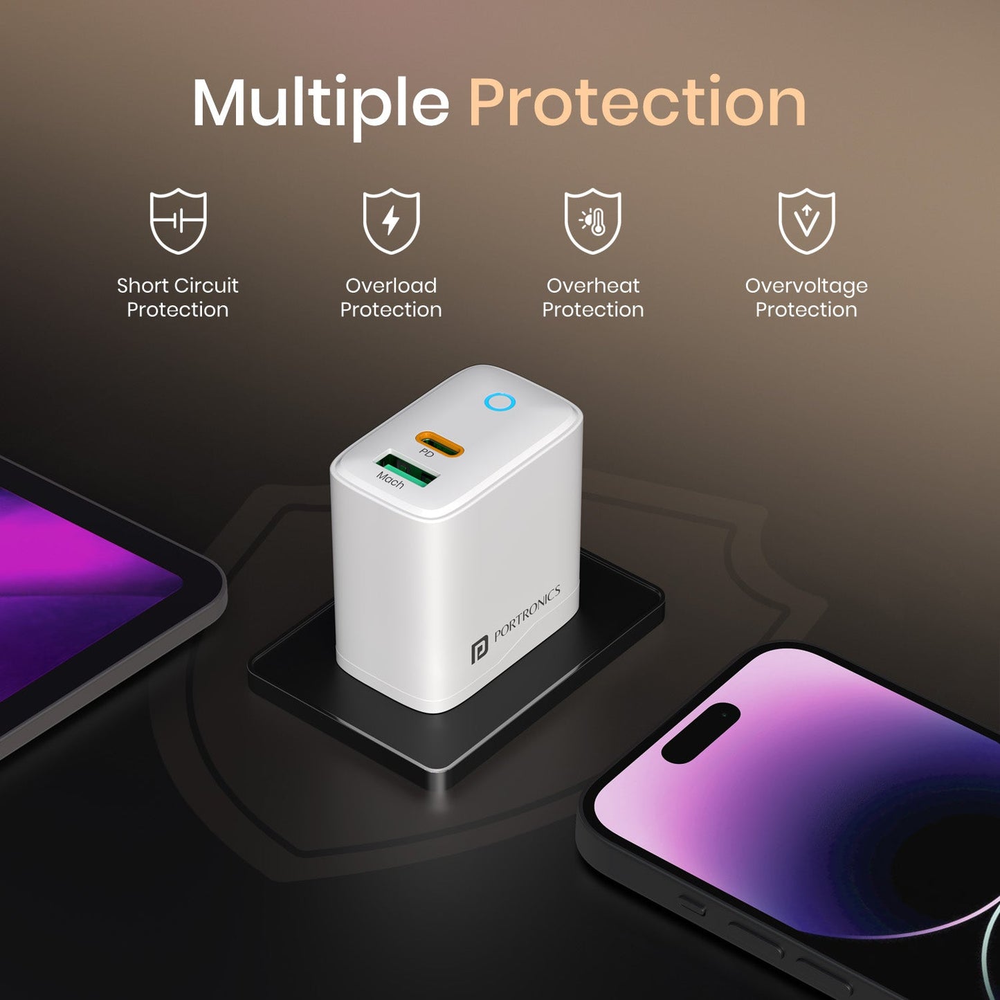 Portronics 35W Adapto 35B