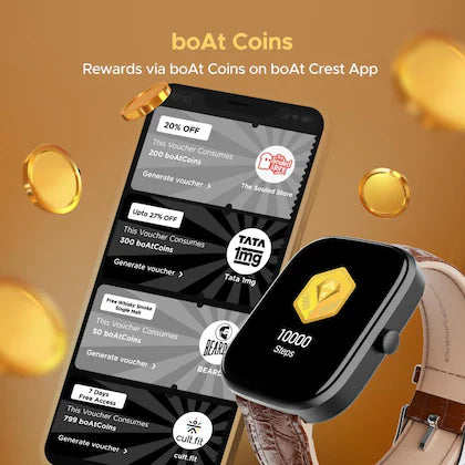 boAt Ultima Chronos Smart Watch with 4.97 cm