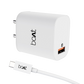 boAt 18w WCD QC3.0 Fast Charger Adaptor with Type C Cable